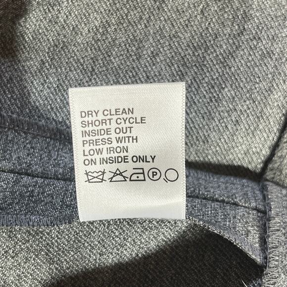 Etcetera Dress Womens 2‎ Gray Black Long Sleeves Button Front Midi Career Modern - Picture 7 of 10